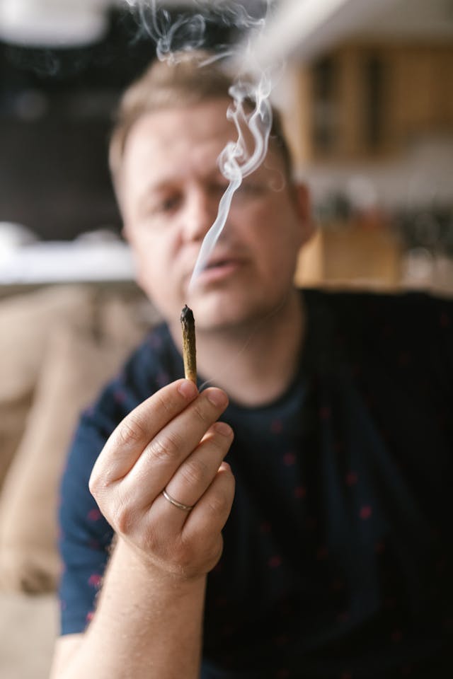 Man offers a joint (photo by RDNE)